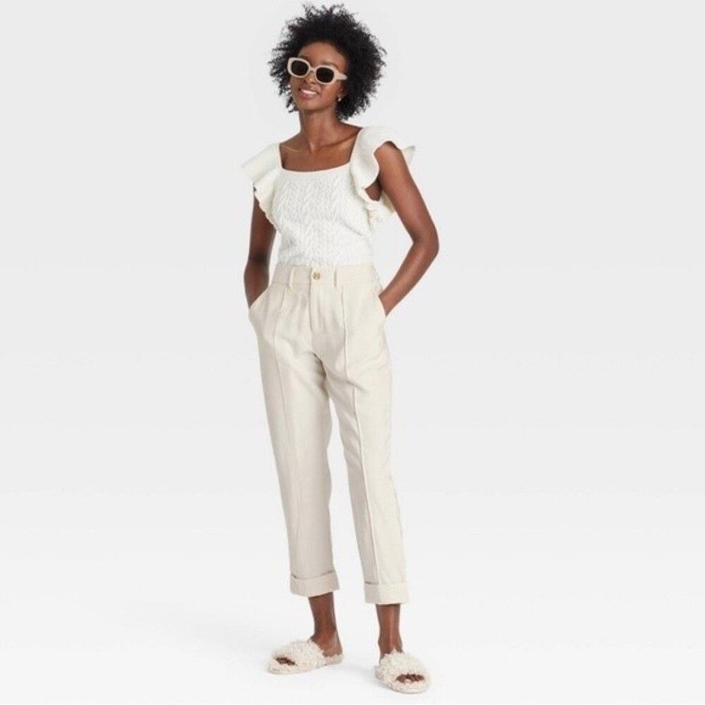 A New Day Pintuck Ankle Pants Size 16